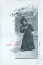 s851 cartolina boheme  opera lirica puccini  alterocca terni