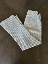 Frame Women’s Le Crop Mini Boot Striped Jeans size 25