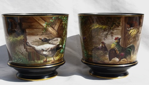 Paire cache pot en - paire, 2
