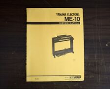 YAMAHA ELECTONE ME-10 Original Service Manual repair Schematic Diagrams Schema