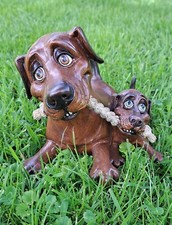 Statuina cane labrador - labrador, marrone