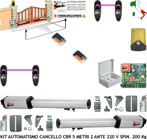 Kit cancello battente mt - kit,