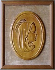 antica icona capoletto volto