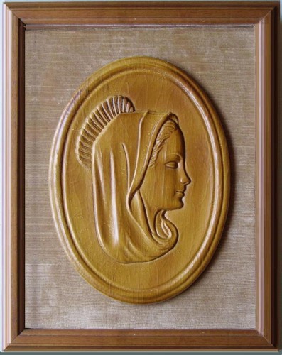 Antica icona capoletto volto - icona,