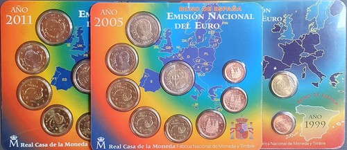 Spagna monete euro - euro, set
