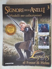 FASCICOLO EDICOLA IL SIGNORE DEGLI ANELLI MODELLINO : LEGOLAS AD HELM N.3