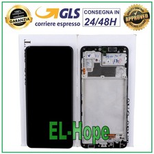 DISPLAY LCD FRAME ORIGINALE SAMSUNG GALAXY M32 2021 SM-M325 M325F TOUCH SCREEN