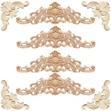 Tangger 8 PCS Legno Intagliato Applique Decorazioni Mobili Decorazioni A