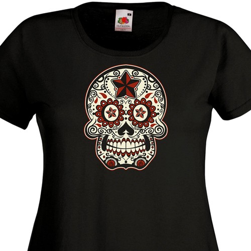 Shirt femme calavera - t-shirt,