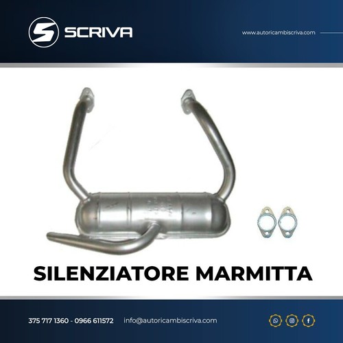 Marmitta silenziatore fiat 500 - silenziatore,