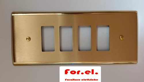Placca ottone silmet 4 - ottone,