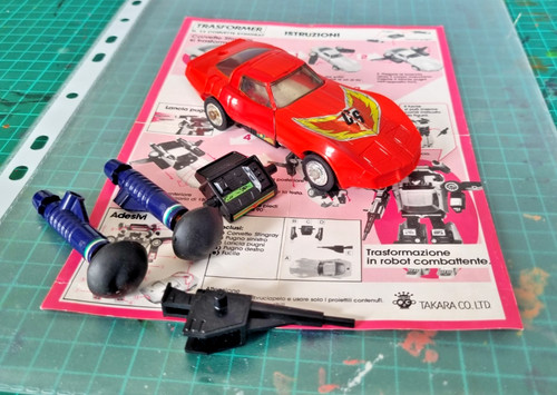 Diaclone gig red tracks - diaclone,