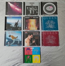 QUEEN Freddie Mercury 10 albums CD made heaven the best wembley AS NEW