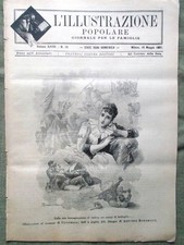 L'illustrazione Popolare 10 Maggio 1891 Scoppio Polveriera Roma Fontane Luminose