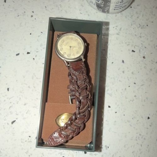 Guess brown leather strap - guess,