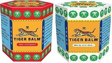 2 X Tiger Balm 21G | Tiger Balm Unguento (Bianco + Rosso)