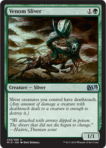 Mtg venom sliver exc - venom,
