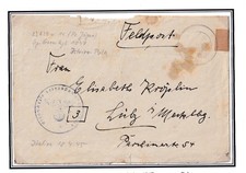 XX259-IIa G.M.POLA-LETTERA DALLA FELDPOST 23639 X GERMANIA 1945