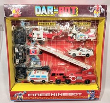 Vintage Raro Y2k Transformer KO Combiner FireNineBot Defensor Protectobot Rescue Bot