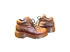 Dr Martens scarponi anfibi vintage marroni EU 38 UK 4 style 8550 made in England