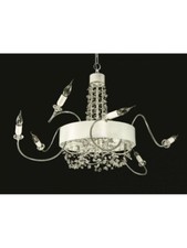 MODERN WHITE CHANDELIER WITH