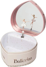 - Carillon Ballerina. Il Film - Carillon Portagioie Bambina a Forma Di Cuore - F