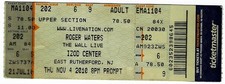 Biglietto Roger Waters 11/4/10