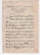 Spartito Antico 1905 -