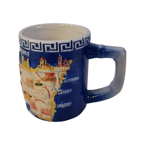 Tazza sicilia ceramica - sicilia,
