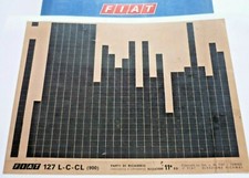 FIAT 127 L - C - CL (900) 11° edizione 1982 circa catalogo ricambi originali ETK