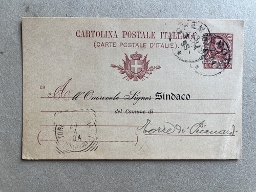 Intero postale regno - p),