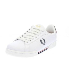 Fred Perry Sneakers Basse In Pelle Bianco - Taglia 40 [6.5 US 25.5cm] Scarpe