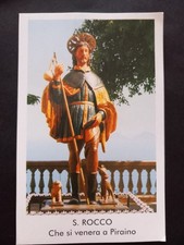 Santino originale holy card San Rocco Piraino Messina Sicilia