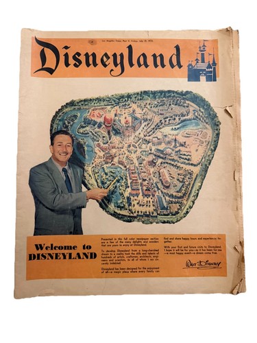 1955 disneyland opening day - disneyland,