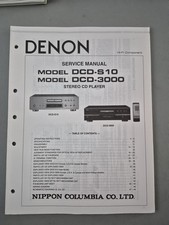 Original Denon Service Manual