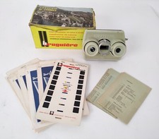 Visore 3D View master vintage'60+10 Schede Foto Steteoscopiche Lourdes+Box -XXX
