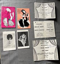 LIBRETTO + CARTOLINE + PROGRAMMA + PIEGHEVOLI ASTORIA NIGHT CLUB MILANO ANNI '60
