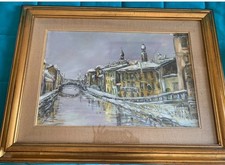 Dipinto Il Naviglio Grande Di