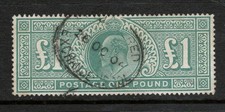 GB KEVII SG266 una sterlina £
