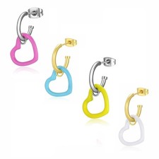 Mono orecchino donna cuore