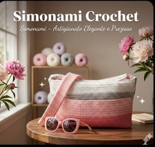 Borsa Donna Uncinetto Fatto a