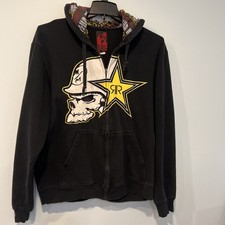 Felpa con cappuccio Y2K Metal