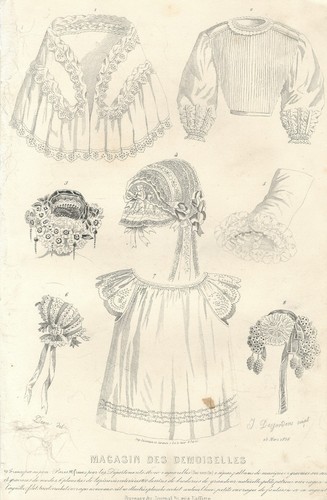Stampa antica moda francese - antica,