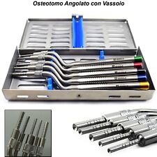Rialzo del Seno Impianti Dentali Osteotomo Concavo Contenitore Sterilizzazione