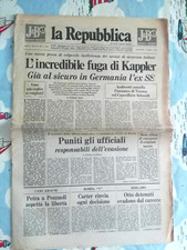 GIORNALE REPUBBLICA AGOSTO