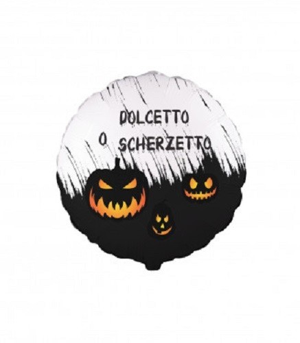 Pallone mylar tondo - mylar, zucca