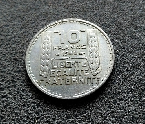 Monnaie france francs 1949 - monnaie, 10