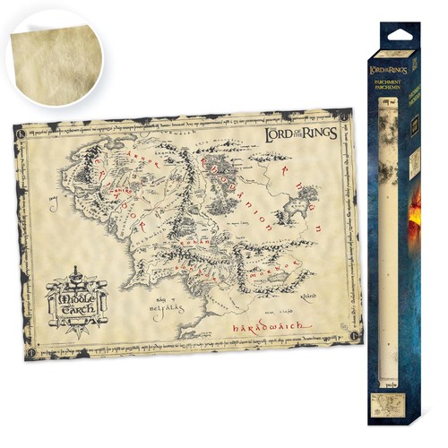 Lord the rings parchment - of,