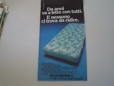 advertising Pubblicità 1976 MATERASSO ENNEREV