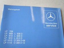 Mercedes Transporter L508D L608 LP709 LP1013 libretto manutenzione NUOVO orig.